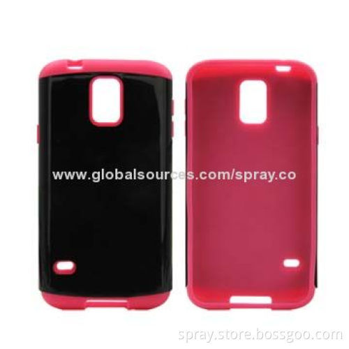 2-in-1 TPU Hybrid Impact Dual Layer PC Case for Samsung Galaxy S5